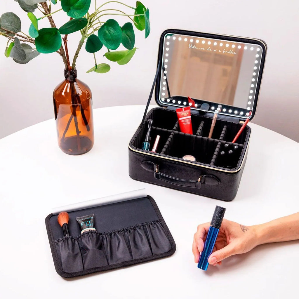 Makeup Case with LED Lights - Its Glow