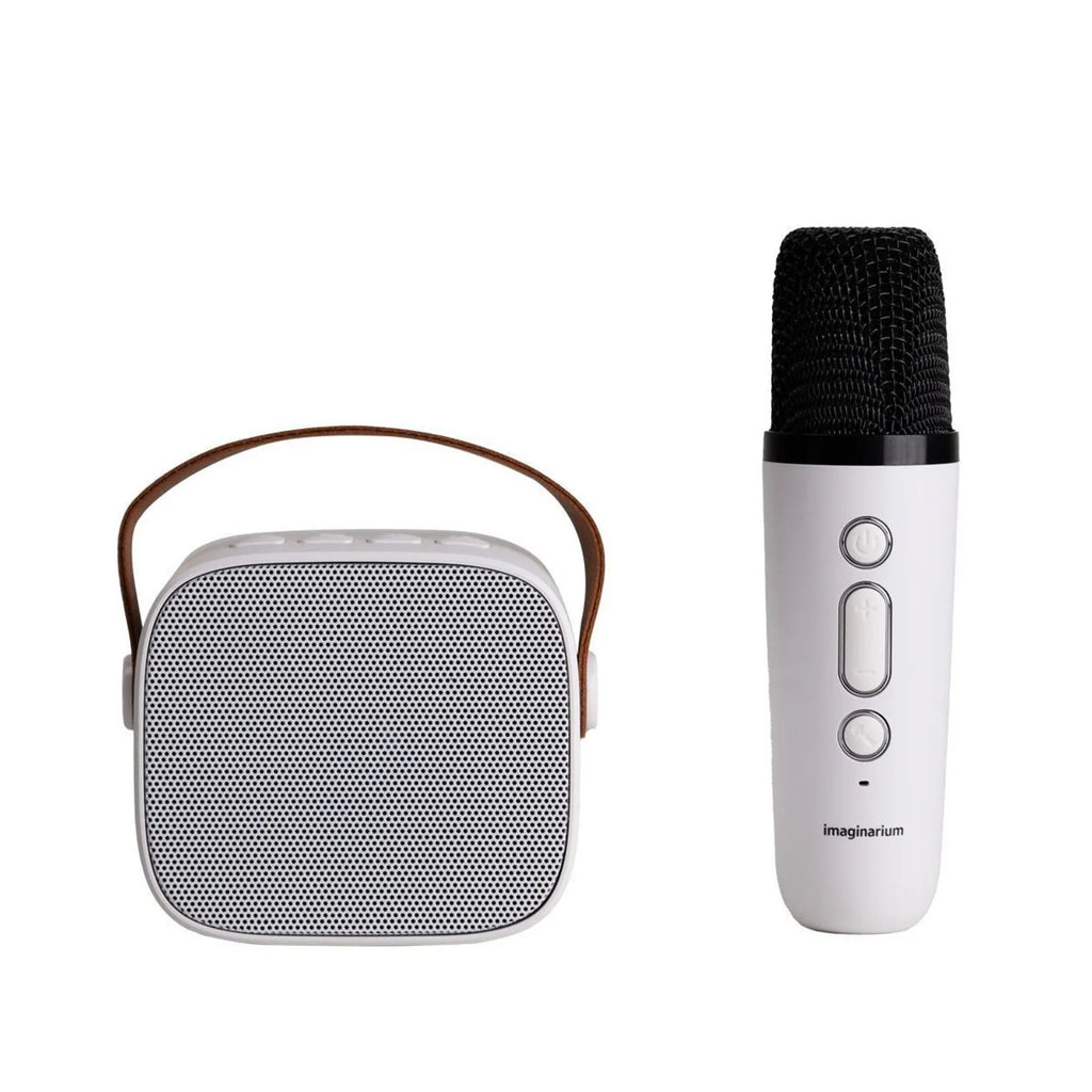 Mini Karaoke and Microphone - White