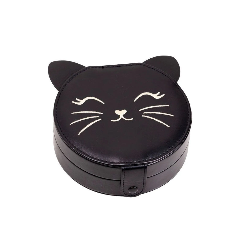 Cat-shaped Travel Jewelry Box