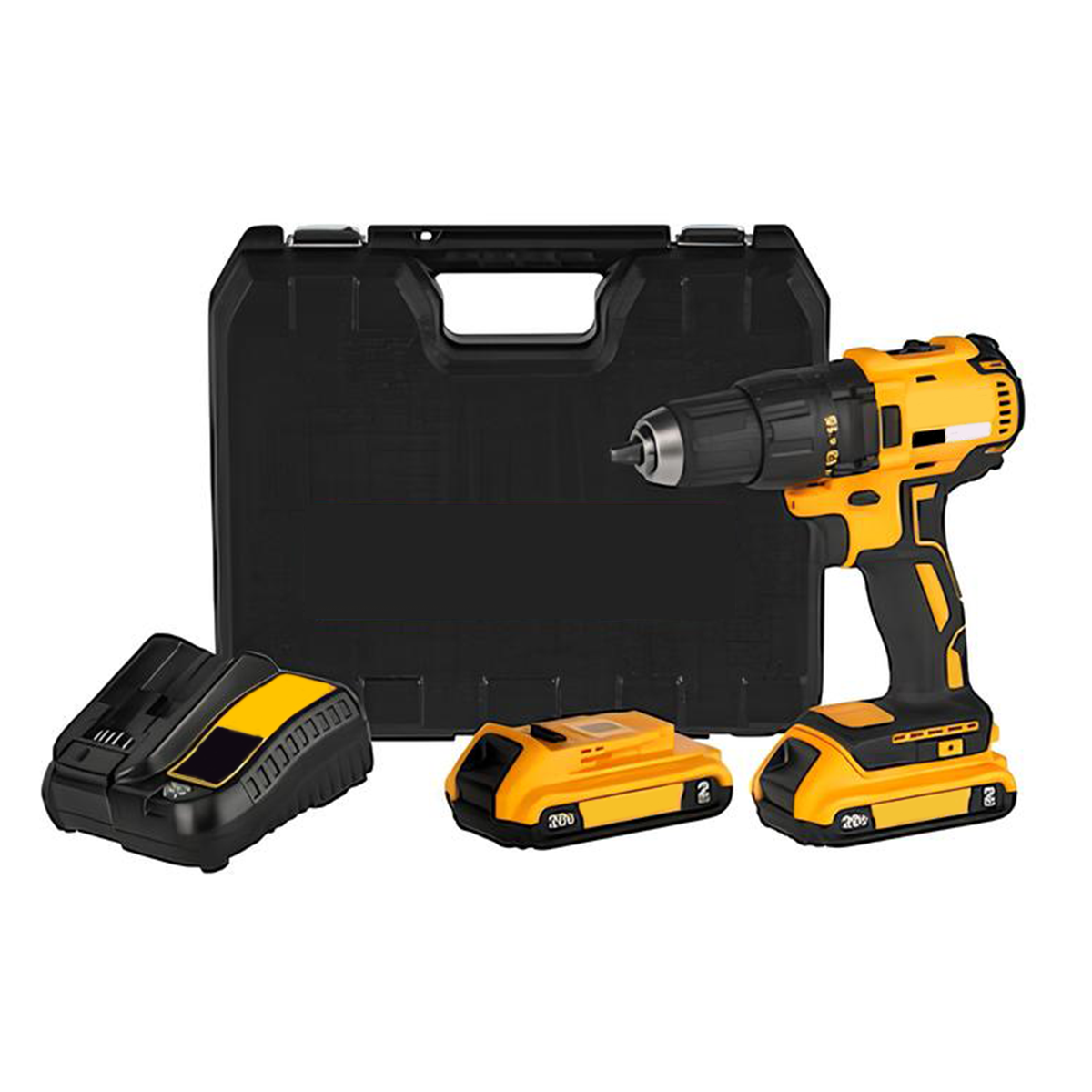 20V Brushless 1/2" Cordless Impact Drill/Driver Kit with 2 Batteries and Charger