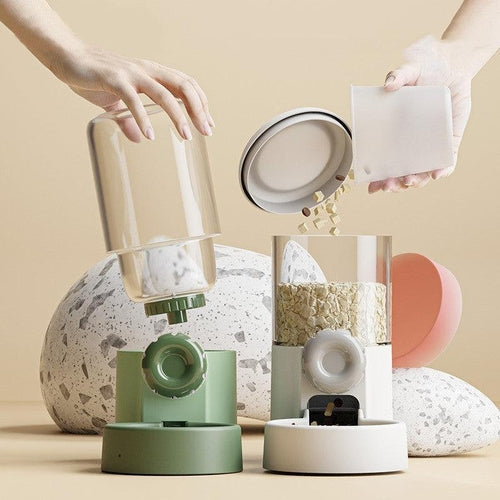 Automatic Hanging Pet Water And Food Feeder